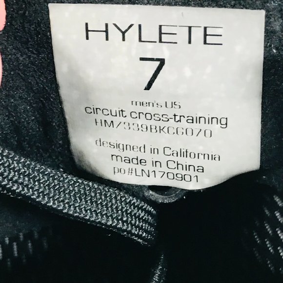 Hylete Circuit Cross-Training Vibram soles, Black, Size 9 ✨ BRAND NEW - Picture 8 of 8